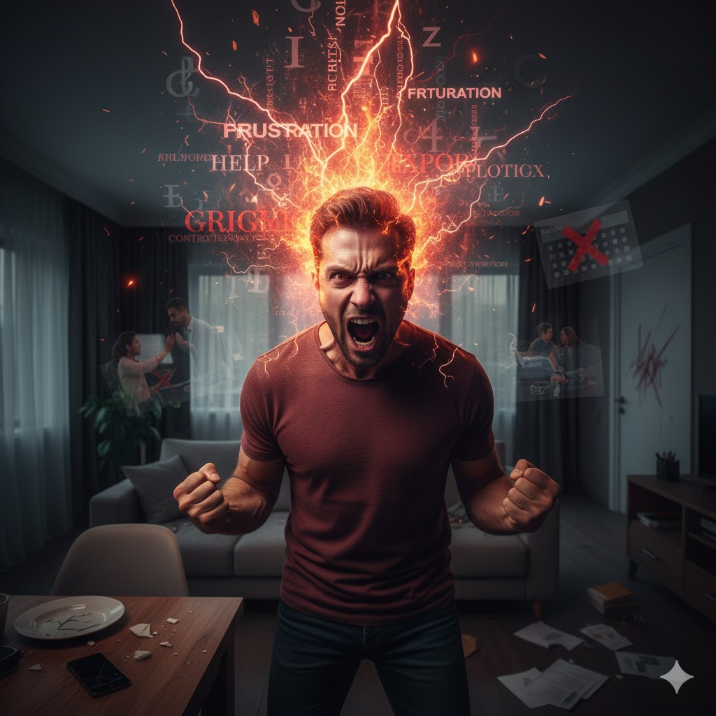 مشكلات الغضب: الأسباب، الأعراض، وطرق التحكم