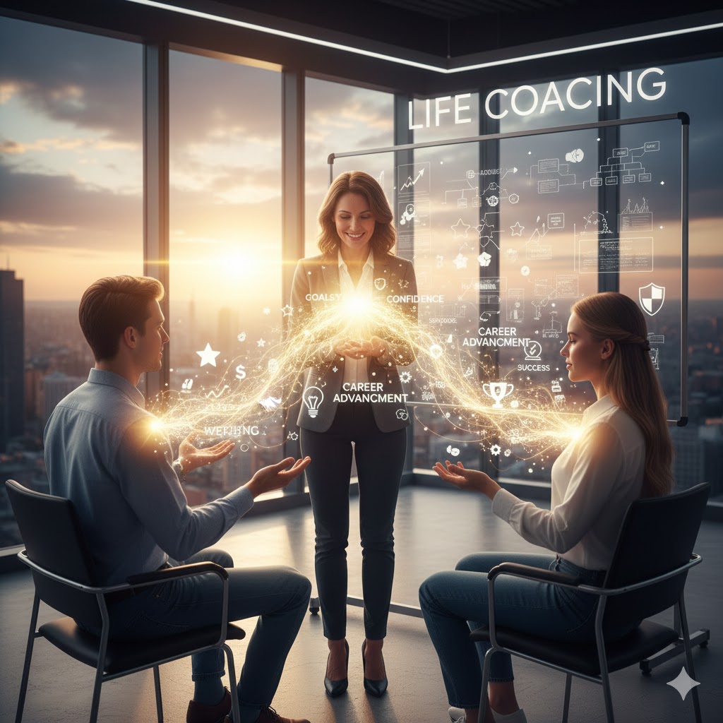 اللايف كوتشينج: دعم نفسي عملي لتحقيق أهدافك الشخصية والمهنية